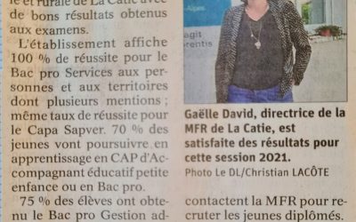 On parle de nous dans le journal