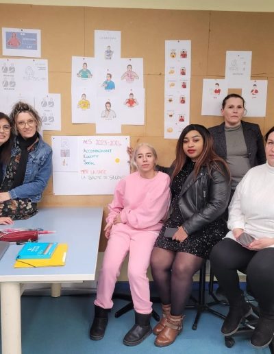 Rencontre avec les résidents du goéland pour des ateliers sur les émotions pour les stagiaires