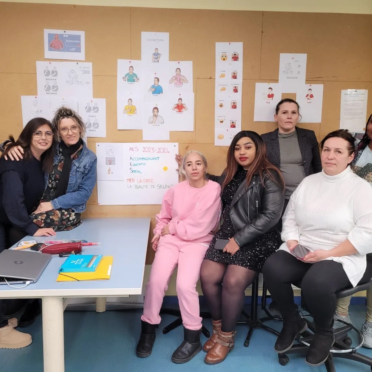 Rencontre avec les résidents du goéland pour des ateliers sur les émotions pour les stagiaires